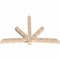 Ekena Millwork Alberta Smooth Timber Gable Bracket, Douglas Fir, 96"W x 64"H x 5 1/2"D x 5 1/2"F, 16/12 Pitch GBW096X64X0606ALB00SDF - alternate 5